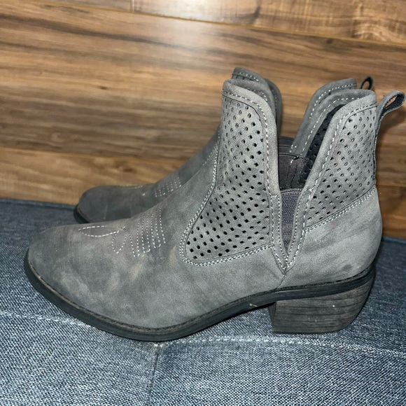Shoes - Women’s Gray Booties